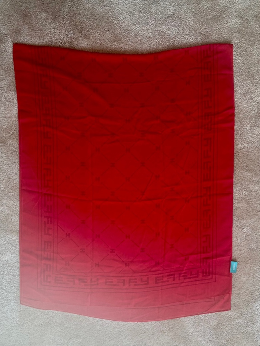 NWOT EFFY Red Scarf (Never Used)